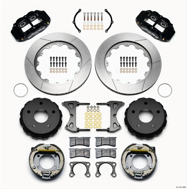 Wilwood Forged Narrow Superlite 4R Big Brake Rear Parking Brake Kits 140-13666