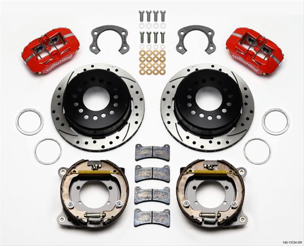 Wilwood Forged DynaPro Low-Profile Dust Seal Rear Parking Brake Kits 140-13724-DR
