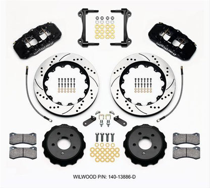 Wilwood AERO6 Big Brake Front Brake Kits 140-13886-D