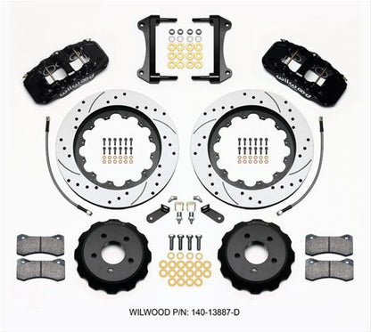 Wilwood AERO6 Big Brake Front Brake Kits 140-13887-D