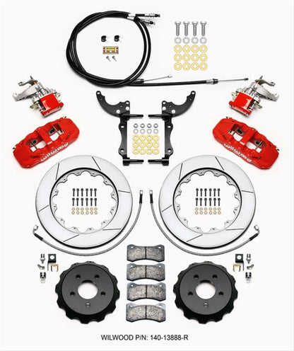 Wilwood AERO4-MC4 Big Brake Rear Parking Brake Kits 140-13888-R