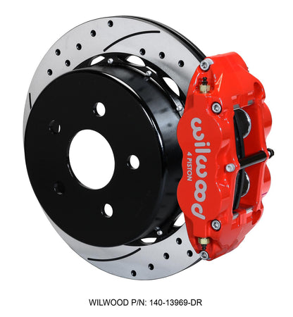 Wilwood Forged Narrow Superlite 4R Big Brake Rear Parking Brake Kits 140-13969-DR