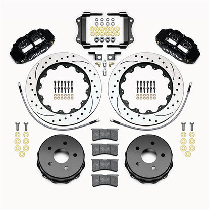 Wilwood Forged Narrow Superlite 4R Big Brake Rear Parking Brake Kits 140-14066-D