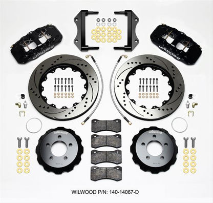 Wilwood AERO6 Big Brake Front Brake Kits 140-14067-D