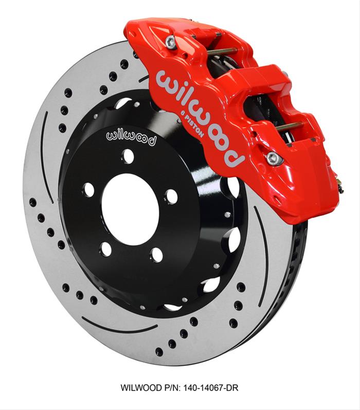 Wilwood AERO6 Big Brake Front Brake Kits 140-14067-DR