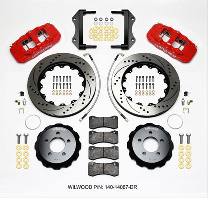 Wilwood AERO6 Big Brake Front Brake Kits 140-14067-DR