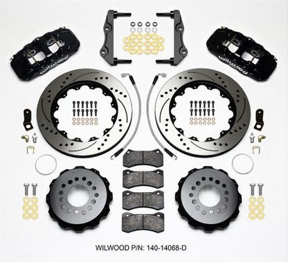 Wilwood AERO4 Big Brake Rear Brake Kits 140-14068-D