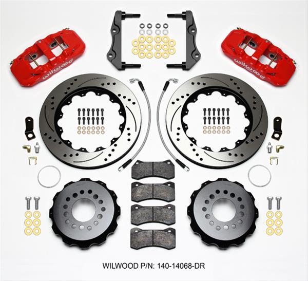 Wilwood AERO4 Big Brake Rear Brake Kits 140-14068-DR