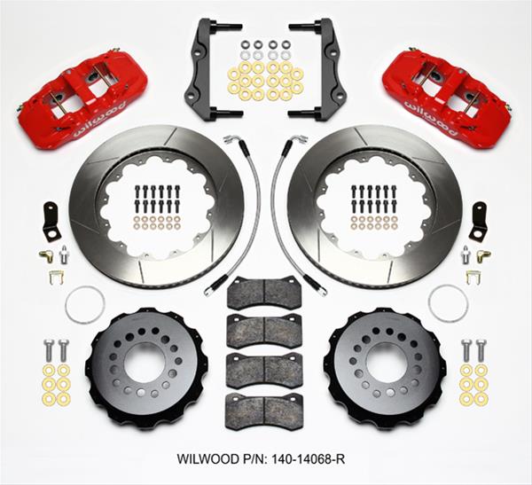 Wilwood AERO4 Big Brake Rear Brake Kits 140-14068-R