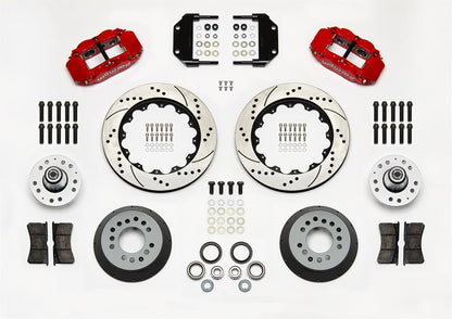 Wilwood Forged Narrow Superlite 6R Big Brake Front Brake Kits 140-14277-DR