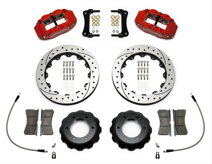 Wilwood Forged Narrow Superlite 6R Big Brake Front Brake Kits 140-14577-DR