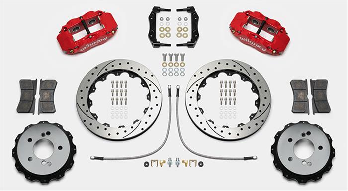 Wilwood Forged Narrow Superlite 4R Big Brake Rear Parking Brake Kits 140-14752-DR