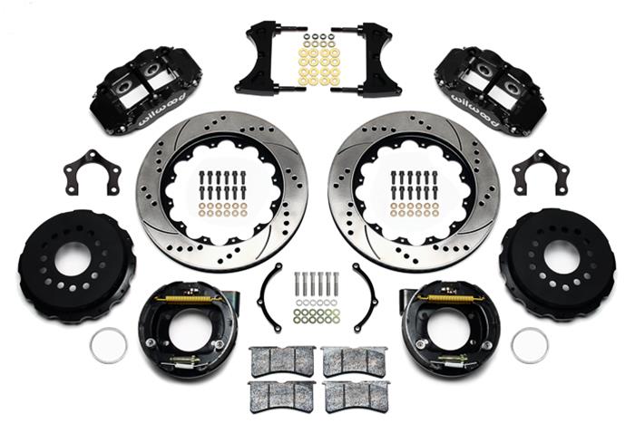 Wilwood Forged Narrow Superlite 4R Big Brake Rear Parking Brake Kits 140-14878-D