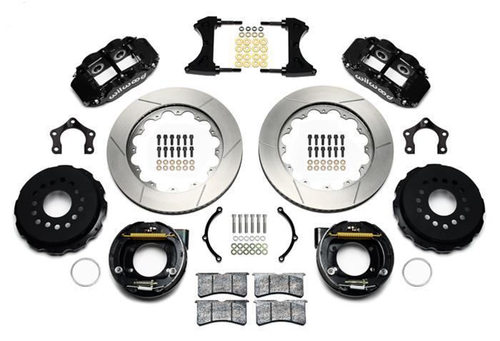 Wilwood Forged Narrow Superlite 4R Big Brake Rear Parking Brake Kits 140-14878