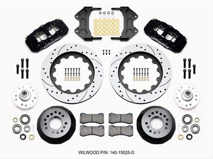 Wilwood AERO6 Big Brake Front Brake Kits 140-15025-D