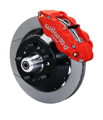 Wilwood Narrow Superlite 6R Front Hub Kit 12.88in Red WWE ProSpindle (5x4.75in 5x5.00in Hub) 140-15155-R