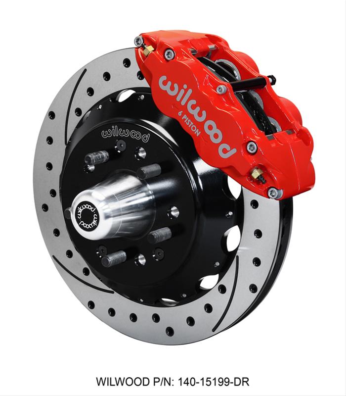 Wilwood Forged Narrow Superlite 6R Big Brake Front Brake Kits 140-15199-DR