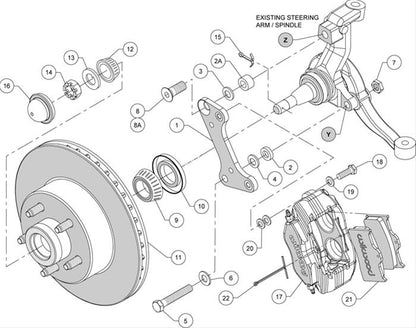 Wilwood Classic Series Dynalite Front Brake Kits 140-15272-R