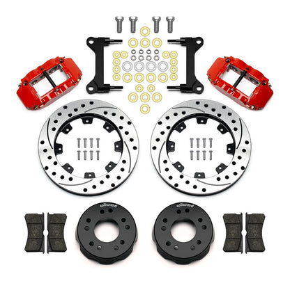 Wilwood Forged Narrow Superlite 6R Big Brake Front Brake Kits 140-15302-DR