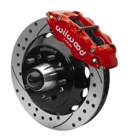 Wilwood Forged Narrow Superlite 6R Big Brake Front Brake Kits 140-15941-DR