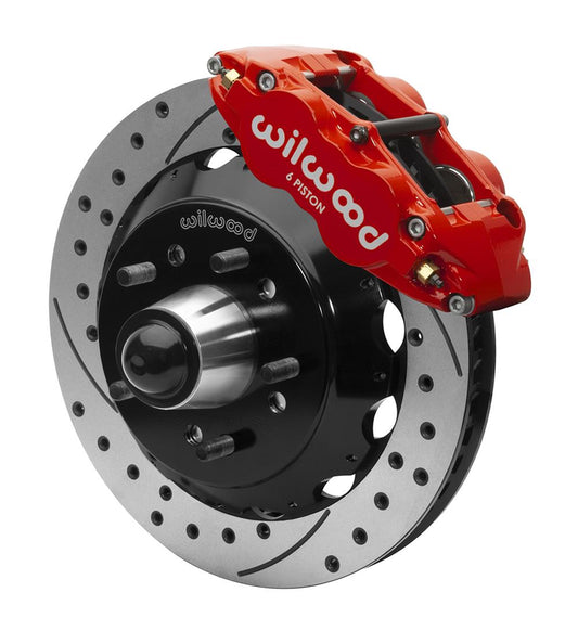 Wilwood Forged Narrow Superlite 6R Big Brake Front Brake Kits 140-15941-DR