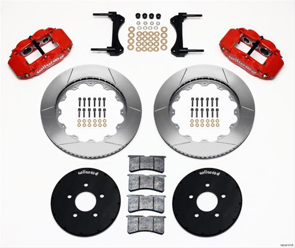 Wilwood Forged Narrow Superlite 6R Big Brake Front Brake Kits 140-9117-R
