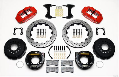 Wilwood Forged Narrow Superlite 4R Big Brake Rear Parking Brake Kits 140-9215-DR