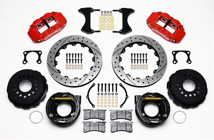 Wilwood Forged Narrow Superlite 4R Big Brake Rear Parking Brake Kits 140-9217-DR