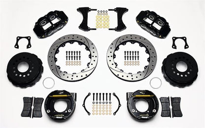 Wilwood Forged Narrow Superlite 4R Big Brake Rear Parking Brake Kits 140-9224-D