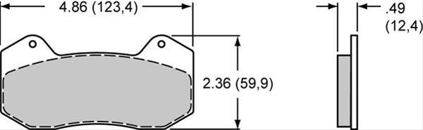 Wilwood Smart Pad BP-10 Brake Pads 150-10006K