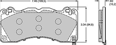 Wilwood Smart Pad BP-10 Brake Pads 150-14897K