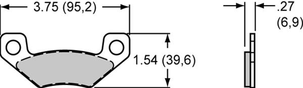 Wilwood Sintered Metallic Brake Pads 150-15798K