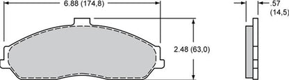 Wilwood Smart Pad BP-30 Brake Pads 150-16032K