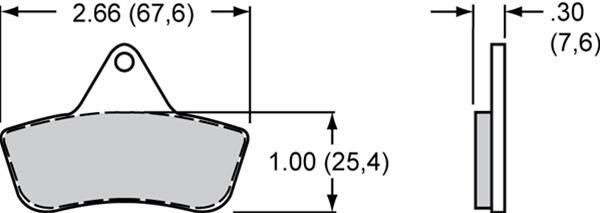 Wilwood Sintered Metallic Brake Pads 150-4091K