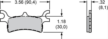 Wilwood Sintered Metallic Brake Pads 150-7192K