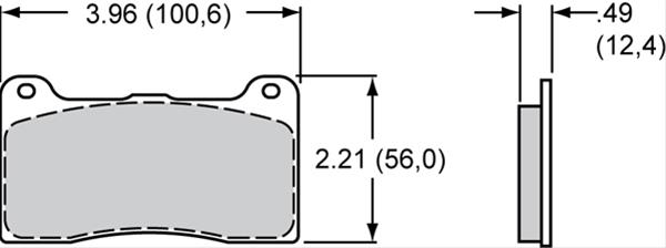 Wilwood Smart Pad BP-10 Brake Pads 150-9136K