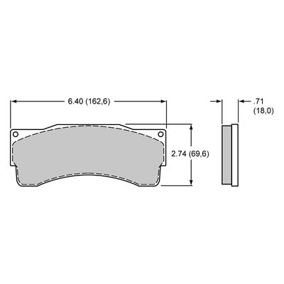 Wilwood Smart Pad BP-20 Brake Pads 150-9411K