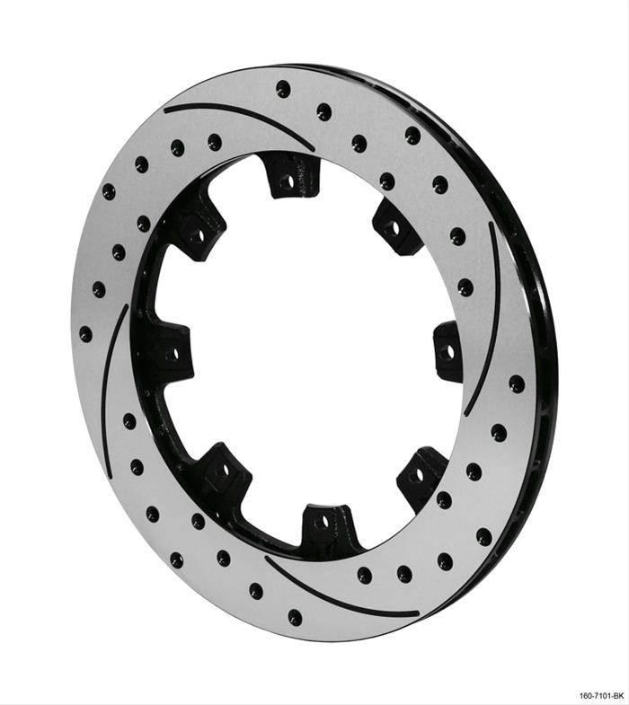 Wilwood SRP Drilled Performance Brake Rotors 160-12204-BK