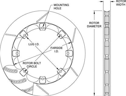 Wilwood Ultralite GT 16 Vane Rotors 160-15879