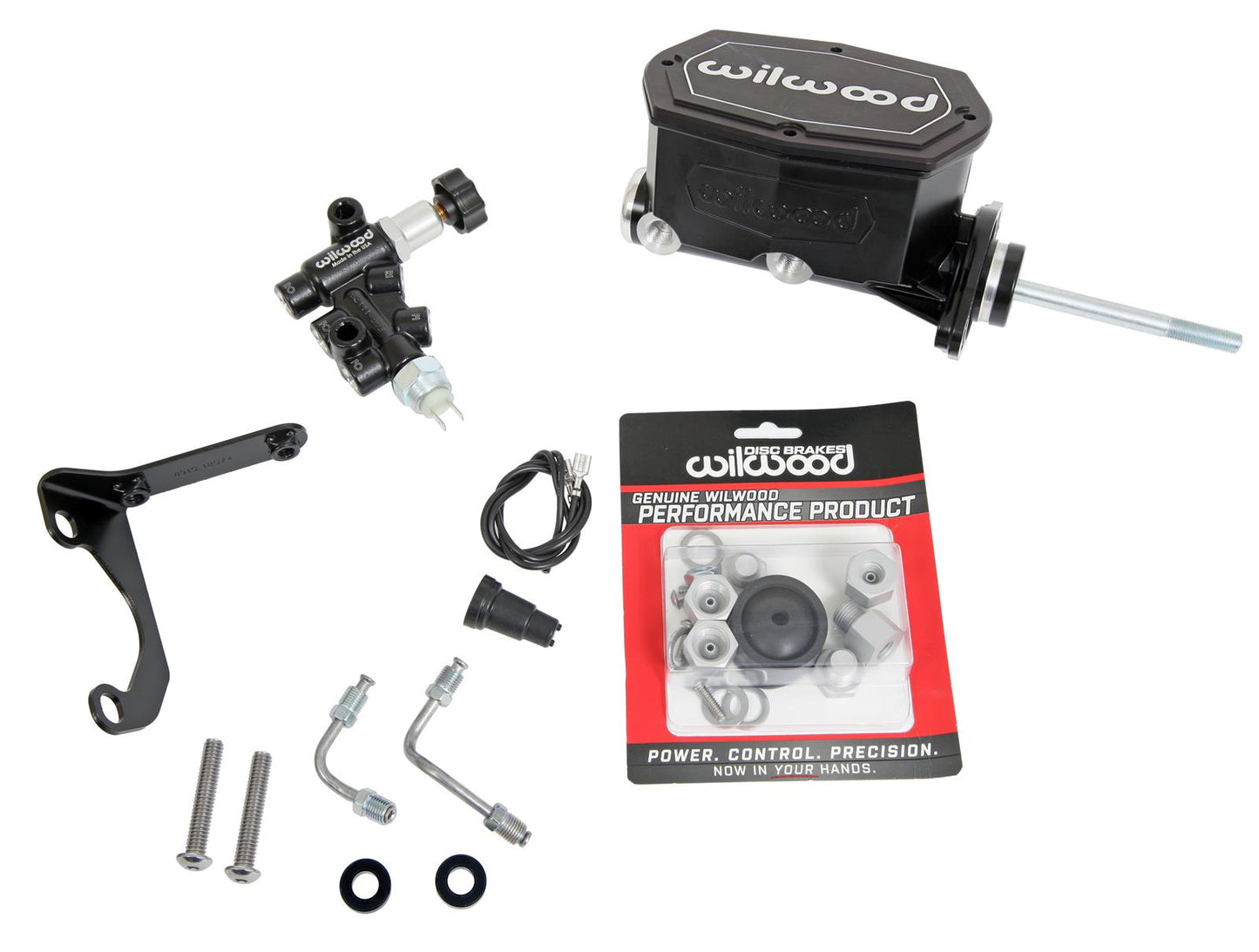 Wilwood Aluminum Tandem Compact Master Cylinder Kits 261-14961-BK