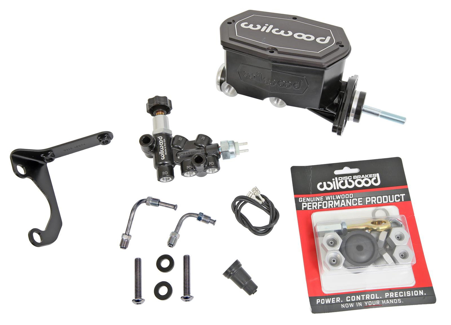 Wilwood Aluminum Tandem Compact Master Cylinder Kits 261-15544-BK