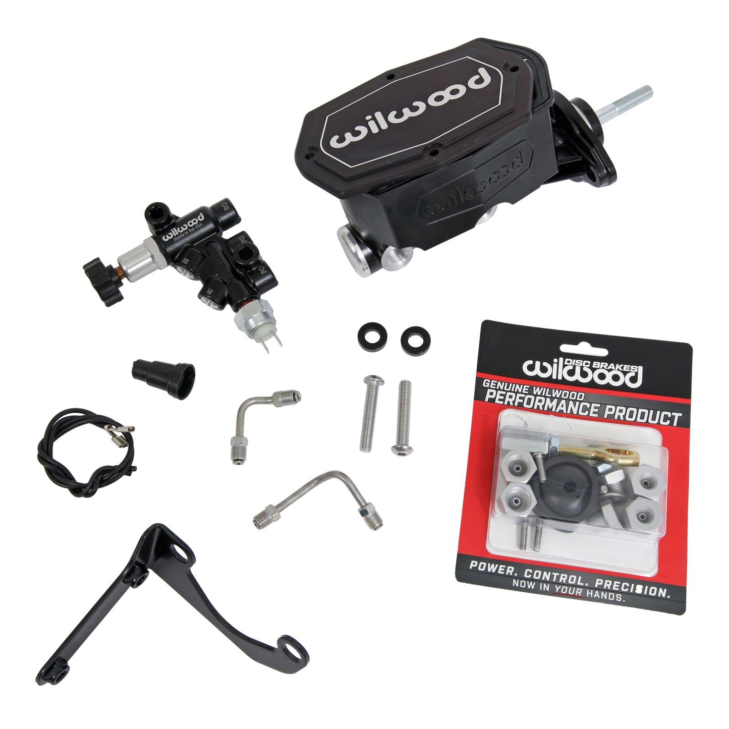 Wilwood Aluminum Tandem Compact Master Cylinder Kits 261-15663-BK