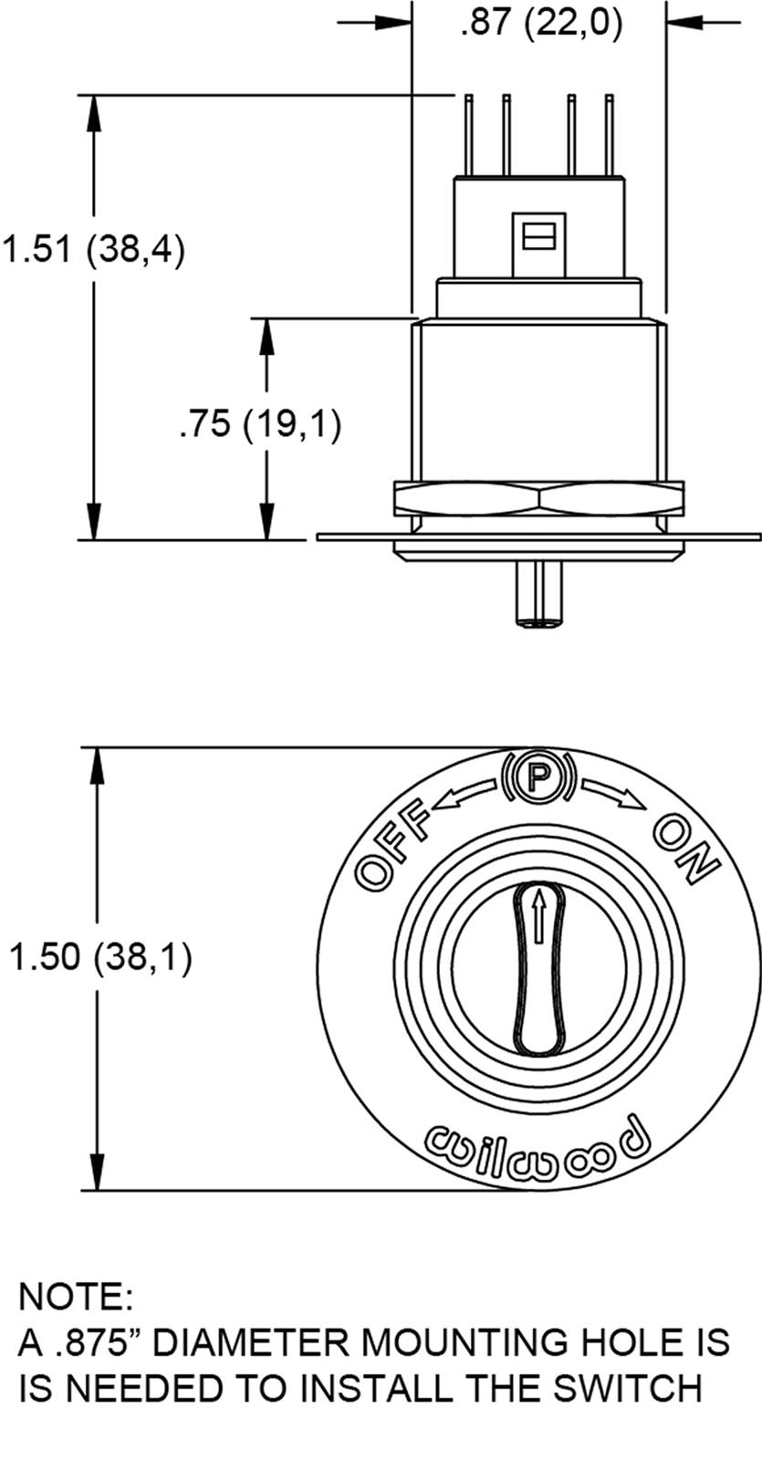 Wilwood EPB Caliper Switch Kits 300-15936