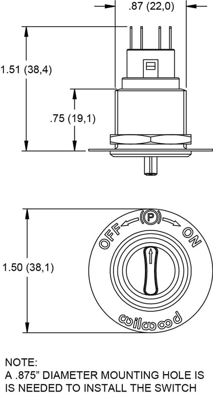 Wilwood EPB Caliper Switch Kits 300-15936