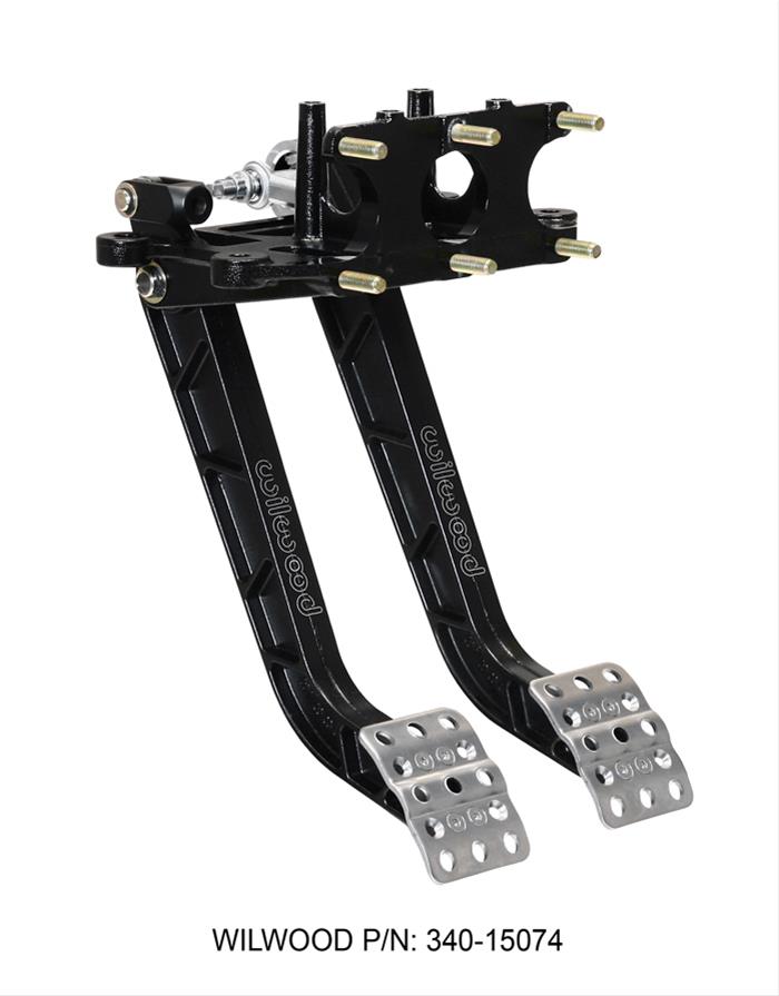 Wilwood Adjustable-Trubar Dual Pedal - Brake / Clutch - Rev. Swing Mount - 6.25:1 340-15074
