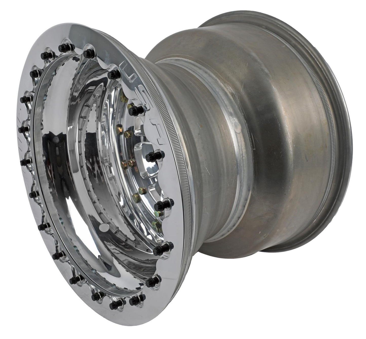 Weld Racing V-Series Polished Mickey Thompson Beadlock Wheels 84P512210G