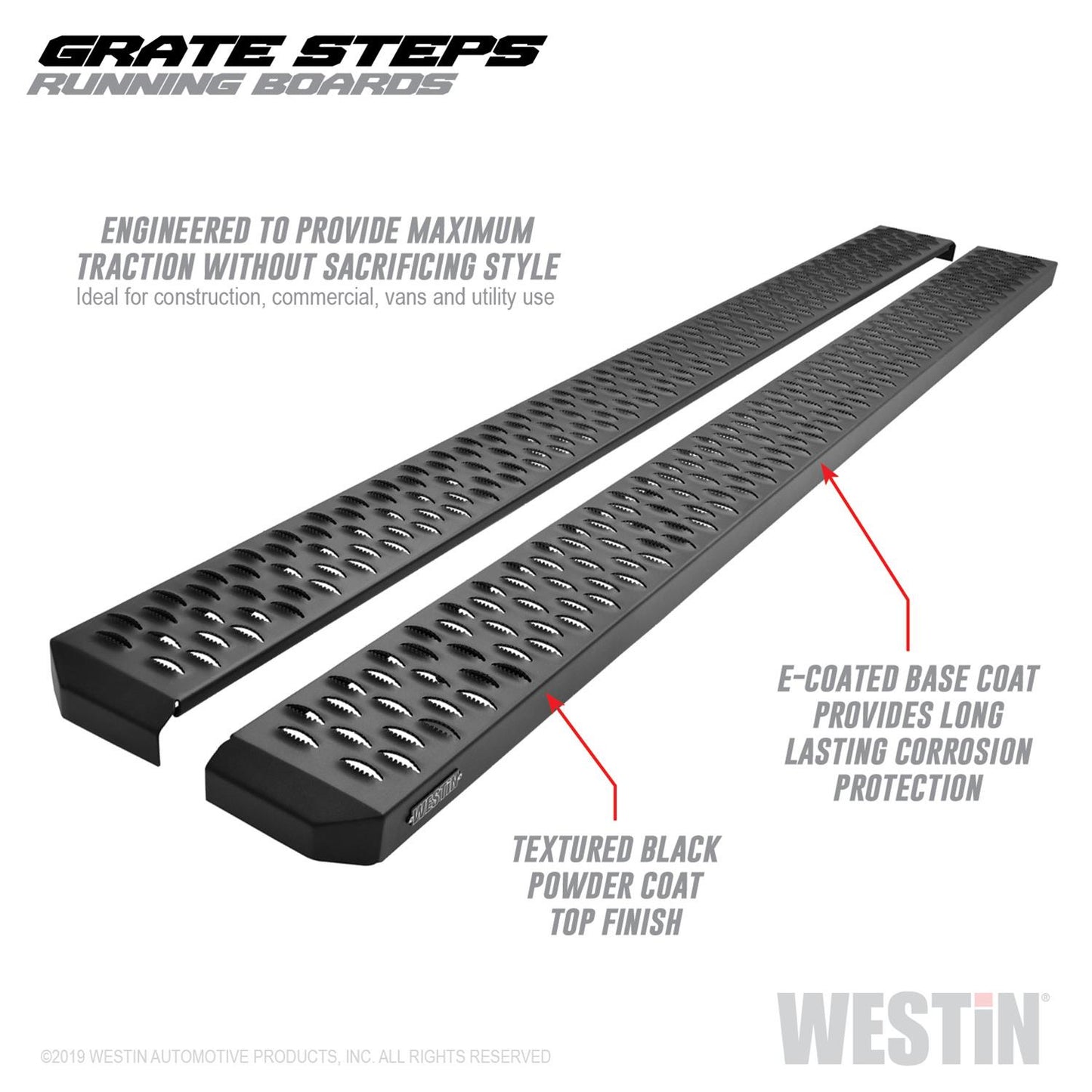 Westin Grate Steps Running Boards 27-74755