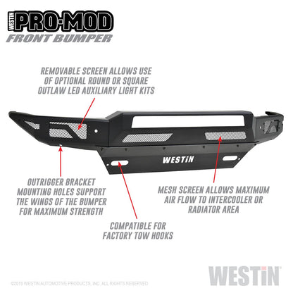 Westin Pro-Mod Front Bumpers 58-41005