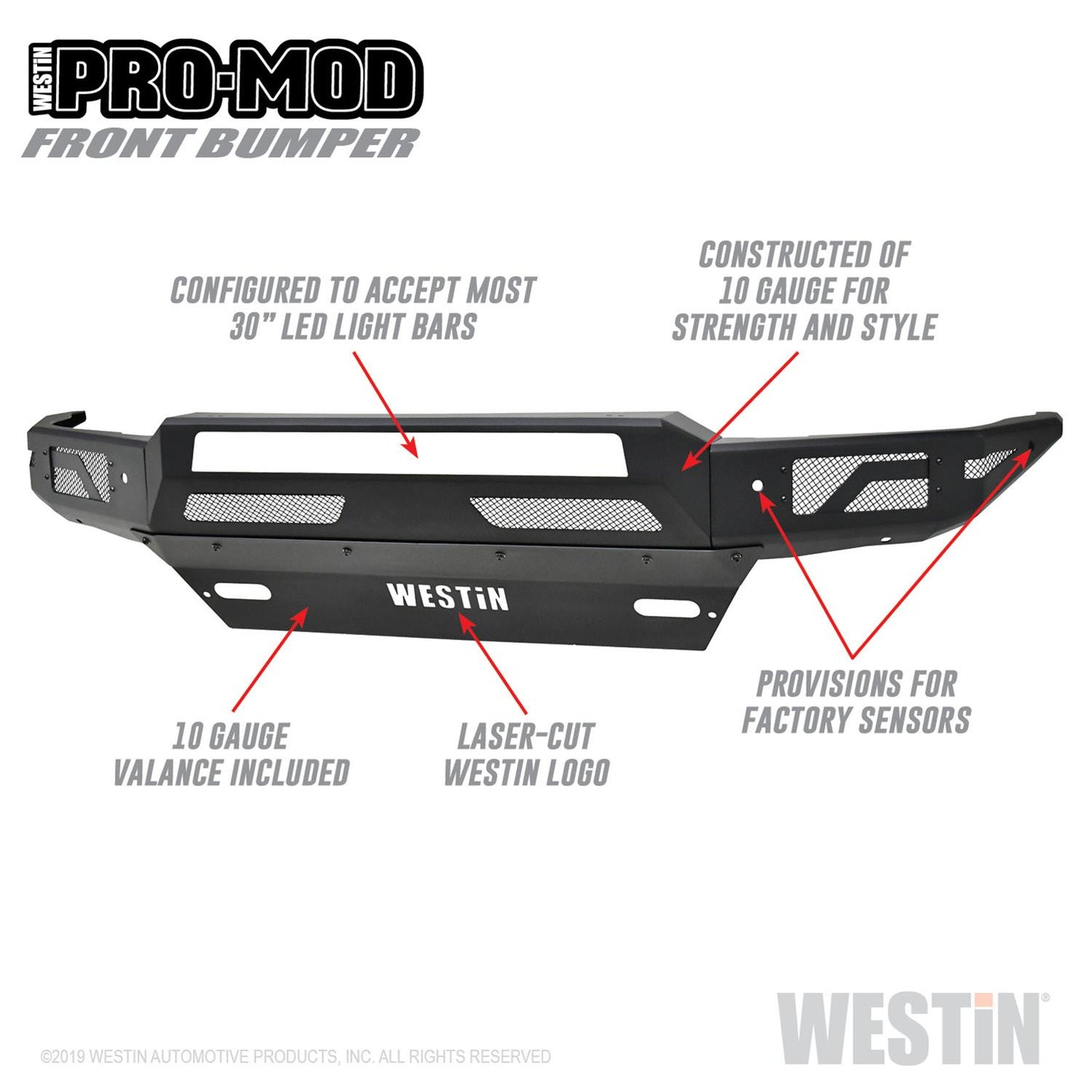 Westin Pro-Mod Front Bumpers 58-41005