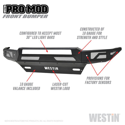 Westin Pro-Mod Front Bumpers 58-41005